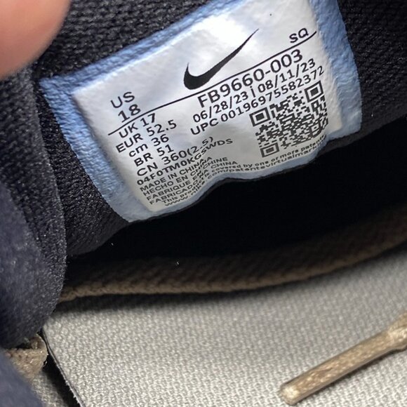 Nike Air Max 1 SC Dark Stucco Size 18 Men Neutral Olive Black FB9660-003 - Picture 7 of 7